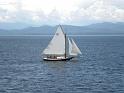 Sailboat on Lake Champlain